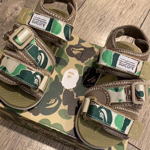 BAPE X SUICOKE SANDALS KIDS UNISEX